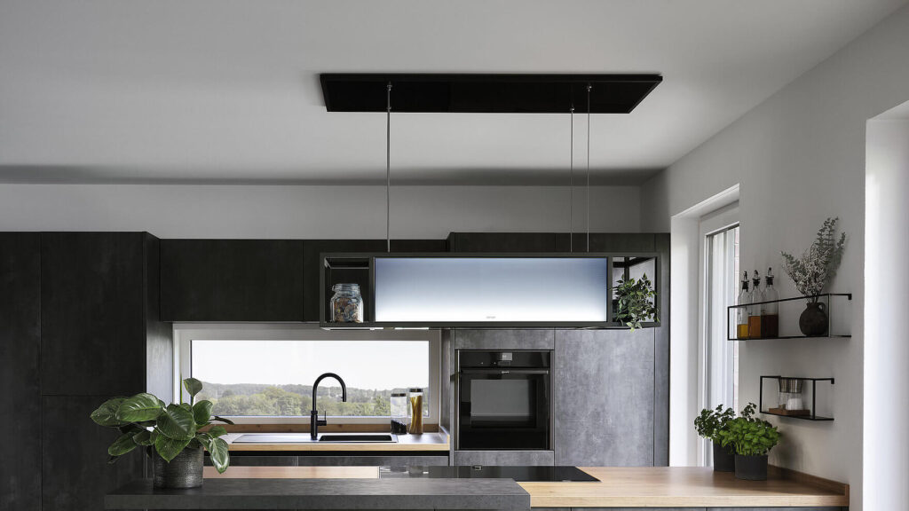 Berbel Skyline Frame Inselhaube Neuheiten bei Miele & Berbel 2026