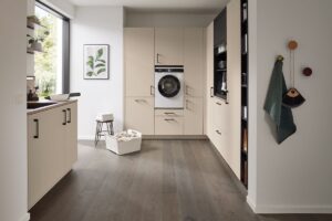 Ballerina HWR Waschmaschine im Hochschrank Hauswirtschaftsraum sinnvoll einrichten